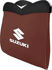 LED Car Storage Bag - Washable, Magnetic Seat Storage, Universal, Car Small Item Storage Bag, Automatic Light, Night Use, Online car-hailing Auto Accessories (Brown, For Suzuki)