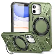 MCC Shockproof iPhone 12 Case Cover Ring Stand Heavy Duty Apple iPhone12 [Dark Green]