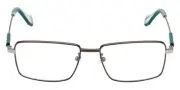Adidas OR5040 Eyeglasses Matte Dark Ruthenium Rectangle 54mm New 100% Authentic