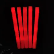 30/60/100/120Pcs RGB LED Glow Foam Stick Bulk Colorful LED Glow Sticks Cheer Tub