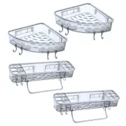 Shower Caddy Wall-mounted Shower Shelf Multifunctional Waterproof Shower AL