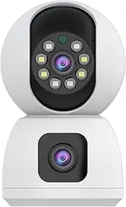 Camera - Indoor WiFi IP Camera | Wi-Fi Camera | Wireless Security Camera | Portable Lens Pet Monitor | Pet Monitoring Cam | Home Floodlight Security Cam System for Kids