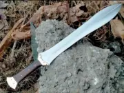 ROMAN GLADIUS BEST CUSTOM HANDMADE CARBON STEEL FULL TANG BLADE, DAGGER SWORD