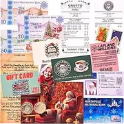 Santa's Lost Wallet Evidence Kit – Magical Christmas Eve Set with Bank Card, Sleigh Flying License, North Pole Money, Loyalty Cards, Receipts & Many More Fun Surprises