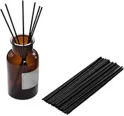 100 Replacement Aromatherapy Sticks Rattan Diffuser Refill Household Reed Diffuser Refill Office Decoration (Black)