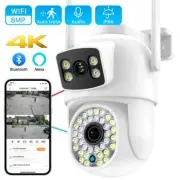 8MP 4K Wifi Camera Dual Lens Human Detect Auto Tracking Wireless 4MP Color Night