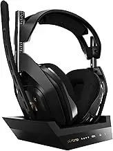 ASTRO Gaming A50 Wireless Headset + Base Station Gen 4 - Compatible with Xbox Series X, S, Xbox One, PC, Mac - Black/Gold