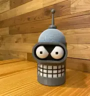 Futurama Bender Echo Dot Holder 3D Printed