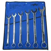 Extra Large Spanner Set [ARX-6C] | 6Pcs | 34-50mm | Cr.V Steel | Canvas Roll-Up
