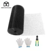 1 In Hardware Cloth Welded Mesh 24In x 100Ft For Chicken Rabbit Mesh With Gloves
