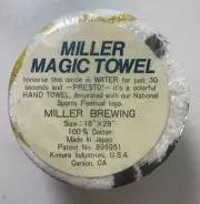 Vintage Miller Magic Brewing National Sports Festival Logo Hand Towel 16 x 28
