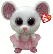 Ty Beanie Boos: Nina the Ballerina Mouse - 9" Plush Toy