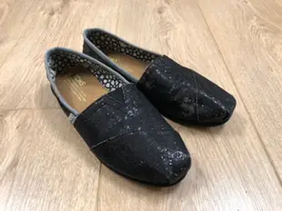 US 6.5 TOMS 亮片休閒鞋