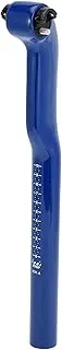 X AUTOHAUX Universal Bike Seat Posts Bike Saddle Post Seat Tube 31.6x350mm 25° Height Adjustable Carbon Fiber Blue 1 Pc