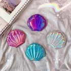 Make-up Mirror Shell Plastic Multicolor Modern Portable Free Stand Small Decor
