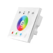 Dc12v-24v Rgb / Rgbw Controller Glass Panel Dimmer For Led Strips Lamp White-HP