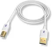 PAINTAUDIO Paint Audio Audio Interface MIDI Controller Printer Cable 6 FT USB 2.0 USB-A to USB-B Midi Cable High Speed Cord for Audio Interface, Piano, Midi Keyboard, Mixer, Speaker, USB Microphone