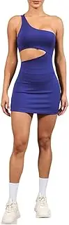 [VECVOC] Womens Tennis Dress Summer Dress with Built Shorts Exercise Dress for Golf Athletic Dresses