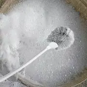 Toilet Brush Compact with A Hook Cleaning Brushes for Dorms Condo Apartment