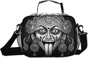 Scary Face Myth Insulated Lunch Box for Women Men - Ideal for Work, Picnics - Includes Adjustable Shoulder Strap