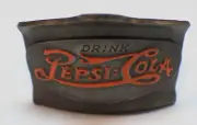 Die Cast Metal Bottle Opener Pepsi-Cola with Antique Patina