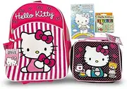 INCREDITOYZ Hello Kitty Backpack and lunch Bag Acessories Bundled Set, Pink, 16" Kids Backpack, Hello Kitty Pink