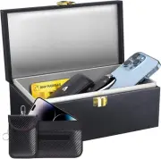Extra Large Faraday Box, [2 Pack Faraday Pouch] Diyife 10-15 Car Keys Capacit...