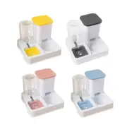 Automatic Pet Feeder Easily Clean Stable Base Removable for Cat Family Dogs