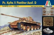 Tamiya Italeri 1/35 Military Series 6473 1/35 German Panther D Type with Etching