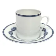 [New, unused] HERMES Hermes Chaine d'Ancre Cup & Saucer Blue From Japan