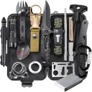Survival Equipment Kit Outdoor Filter Tactical Hiking Camping SOS Tool