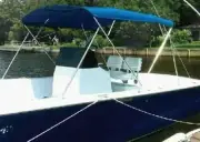 Carver Boat Covers 604A-10 - Canvas & Boot For 55604 Cadet Gray