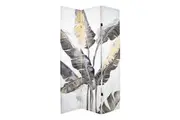 Canvas Helconia Leaves Room Divider Screen