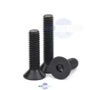 M3 COUNTERSUNK SCREWS ALLEN SOCKET BOLTS SELF COLOUR BLACK HIGH TENSILE 10.9