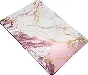 Marble Placemats | Marble Table Mats | Wipeable Placemats for Dining Table | Non-Slip Dining Table Mat | Waterproof & Easy Clean for Kitchen Table Mats | Table Runners & Placemats