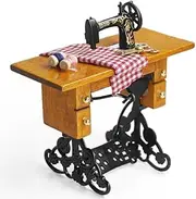 Odoria 1/12 Scale Dolls House Miniature Sewing Machine Dollhouse Accessories, A