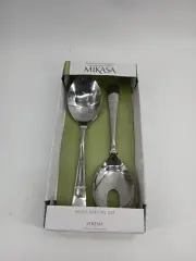Mikasa Serena 2-Piece Premium Stainless Steel Salad Serving Set (New)****