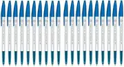 Reynolds 045 Fine Carbure Ball Point Blue Pen 0.45Mm (Pack of 20 Pens) - Blue Pen