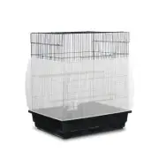 Bird Cage Seed Catcher Guard Net Cover Mesh Net Cover Parrot 55" to 100" - White