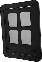 Happyyami Pet Screen Door for Small Dogs and Cats Safe Dog Door Flap for Easy Access for Homes and Apartments