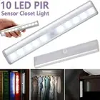 LED Motion Sensor Strip Light Wireless Cordless Battery Powered Night Lights AU