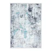 Ocean Blue Plush Rug