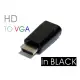 LPC-1828 全新設計黑色烤漆 HD TO VGA 免電源 轉接器 A-TYPE (BLACK EDITION)