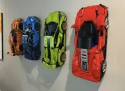 LEGO Technic Cars Wall Mount - Porsche, Bugatti, Ferrari, Lamborghini, and More