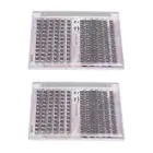 Eyelash Extension Kit 126pcs Clusters Individual D Curl False Lash DIY Exten AGS