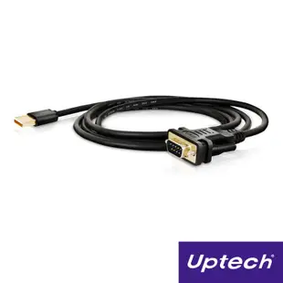 Uptech 登昌恆 UTN416 USB2.0 to RS-232 訊號轉換器(1.8M) RS232連接線-