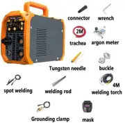 Tig Welder TIG MMA 220V Argon Tig Control Welding Machine Stainless Steel Iron