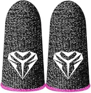 Universal Gaming Finger Sleeve for PUBG Breathable Sweatproof Anti-slip Fingertip Cover Thumb Gloves, for Mobile Game