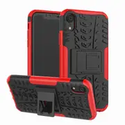 MCC Heavy Duty iPhone XR Shockproof Case Cover Tough Skin Apple Handset [Red]
