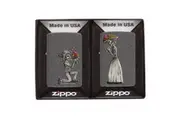 Zippo Windproof Lighter Iron Stone 2 Lighter Gift Pack